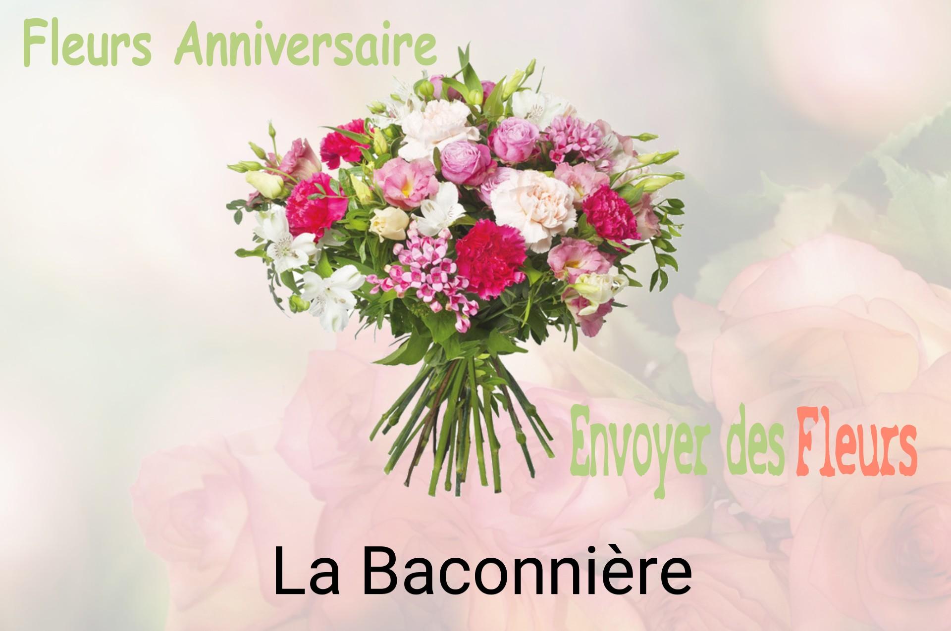 Bouquet de fleurs d’anniversaire livré à La Baconnière